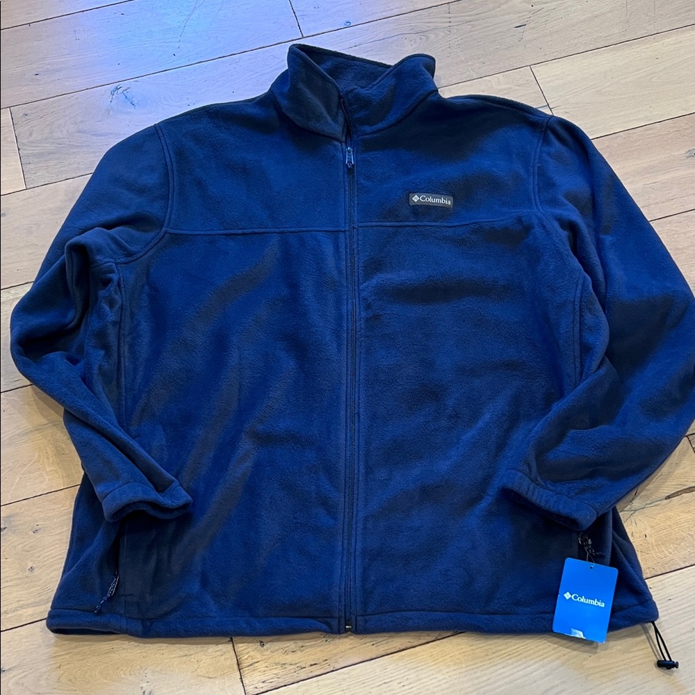 Men’s Columbia fleece jacket , 3X, Tall, NWT